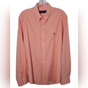 Ralph Lauren Mens L Button Down Dress Shirt